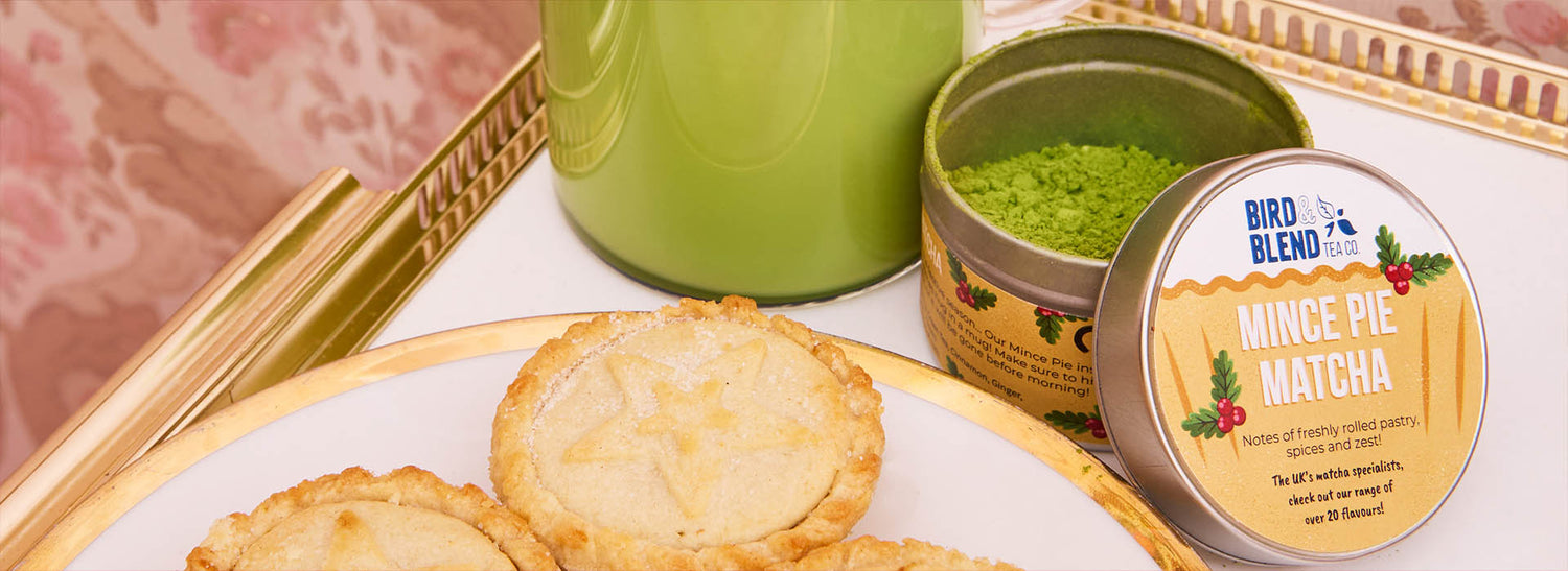 Mince Pie Matcha Latte Recipe Bird & Blend Tea Co.