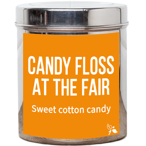 candy floss at the fair tea tin