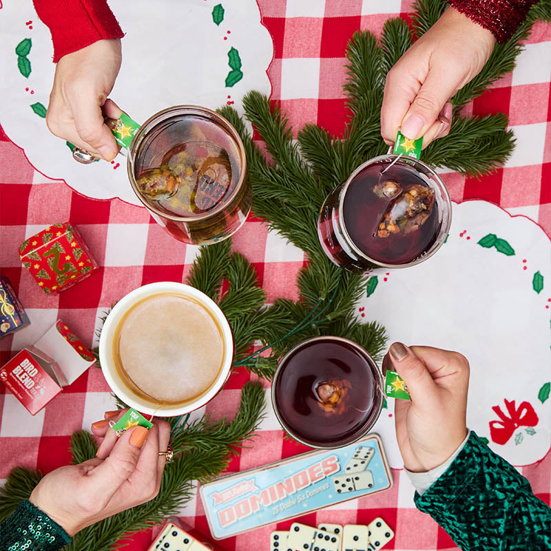 christmas teas enjoying