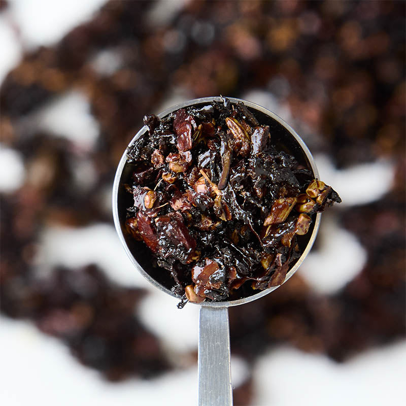 chocolate digestives sticky chai spoon