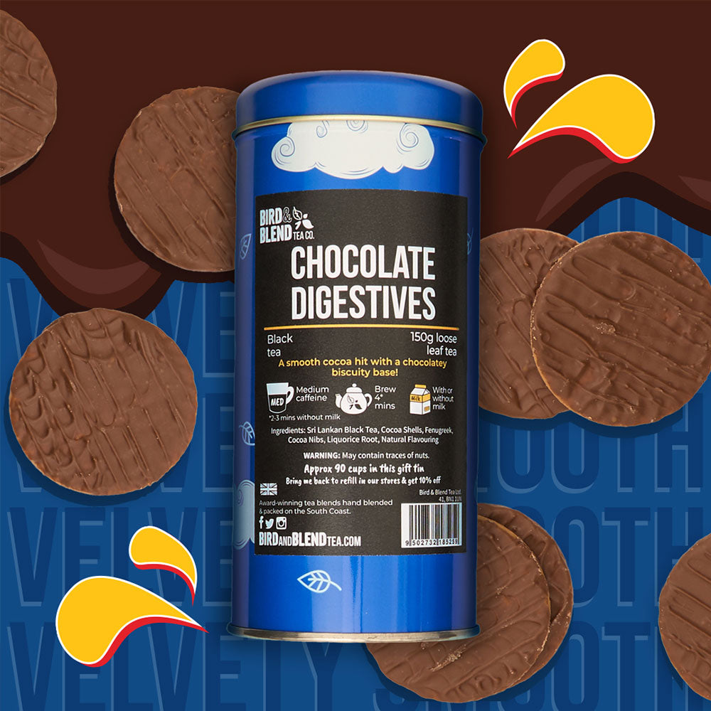 chocolate digestives tea tin easter