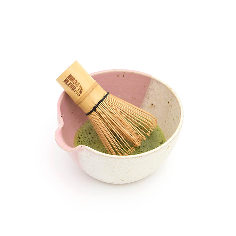 matcha bowl with whisk