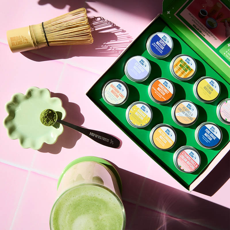 magical matcha selection box open