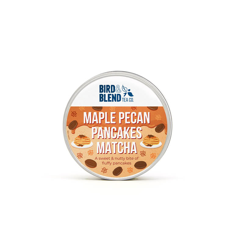 maple pecan pancakes matcha tin