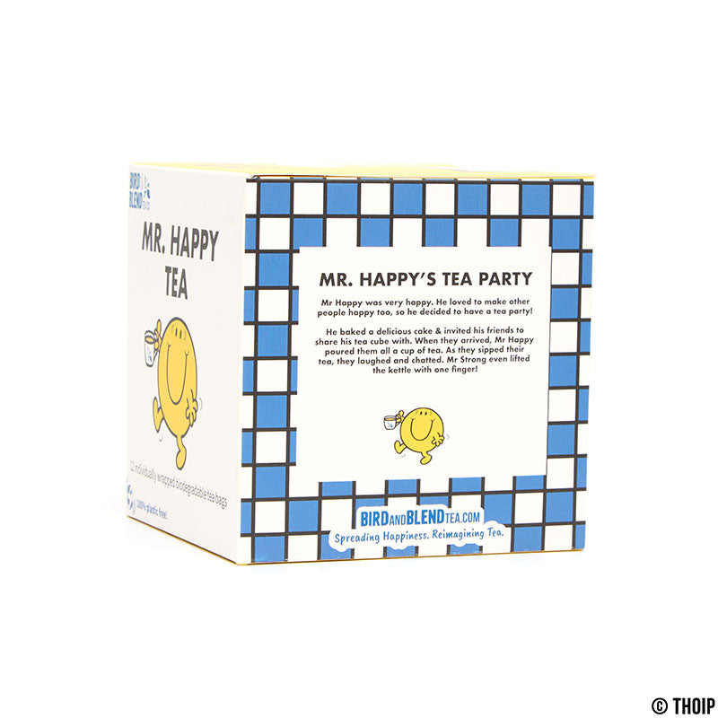 mr happy tea cube poem