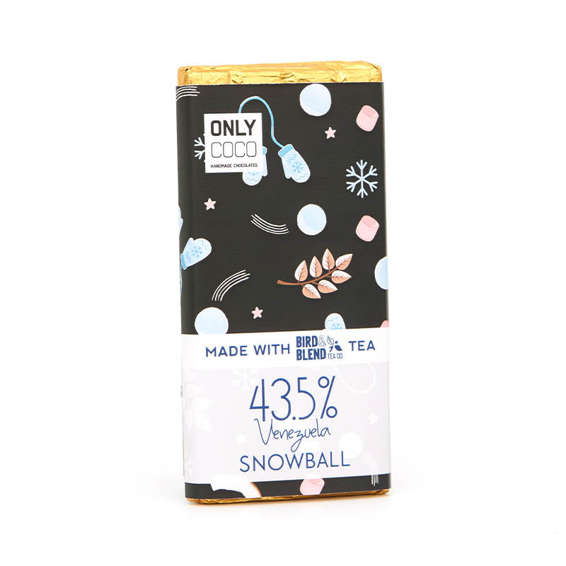 snowball tea infused chocolate bar