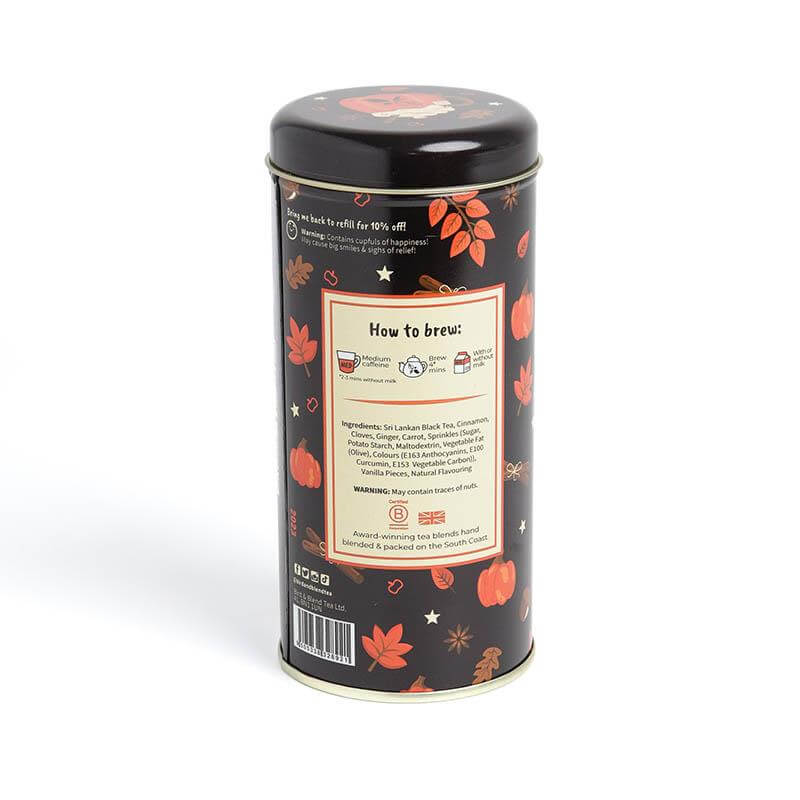 spiced pumpkin pie tea back profile