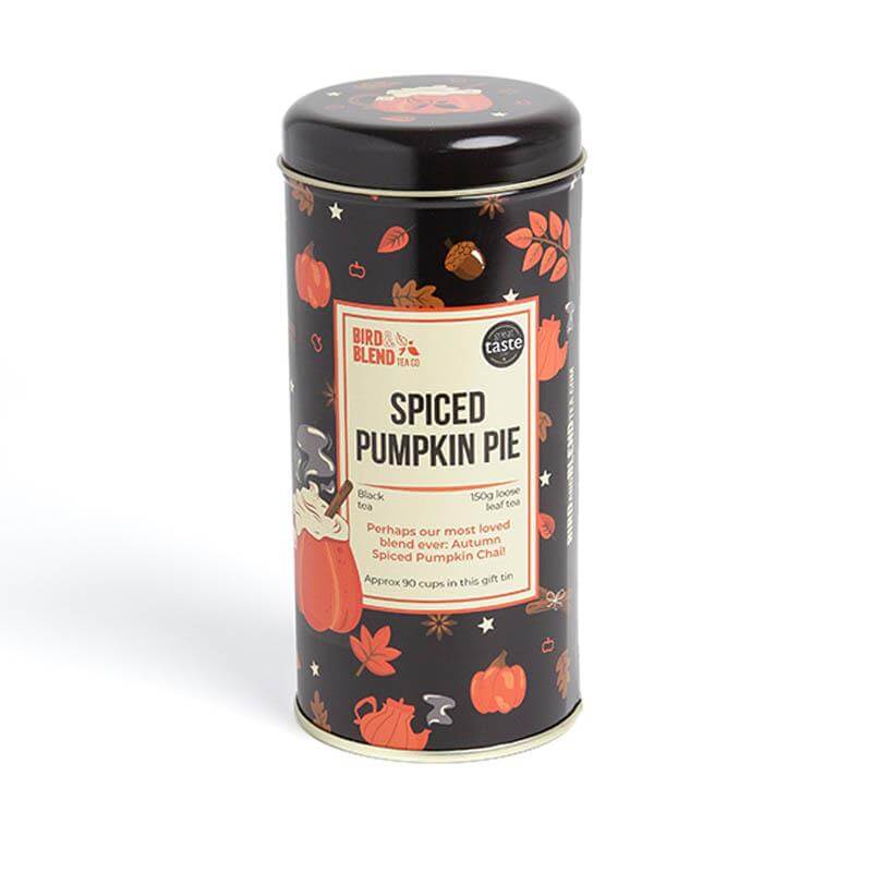 spiced pumpkin pie tea caddy front