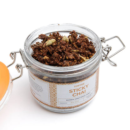 toffee sticky chai jar