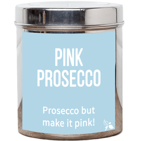 pink prosecco oolong loose leaf tea tin